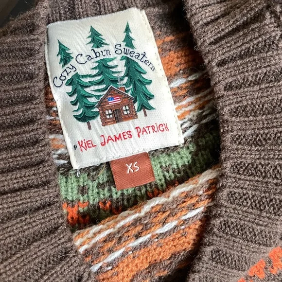 Kiel James Patrick Fall Pumpkin Halloween Sweater XS TikTok - Picture 2 of 4